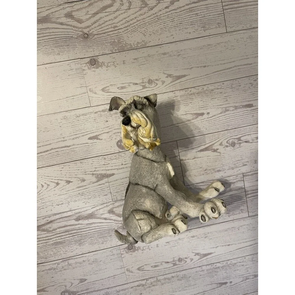 2003 A Breed Apart Schnauzer ll Figurine 70036 Signed Country Artist Ltd Dog Vtg